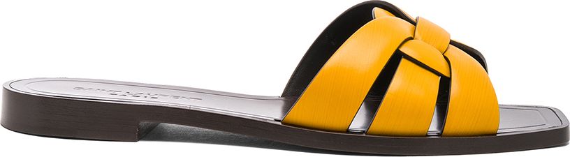 Saint Laurent Leather Nu Pieds Slides