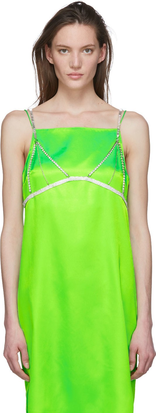 Justine Clenquet Silver Patti Bodychain Necklace