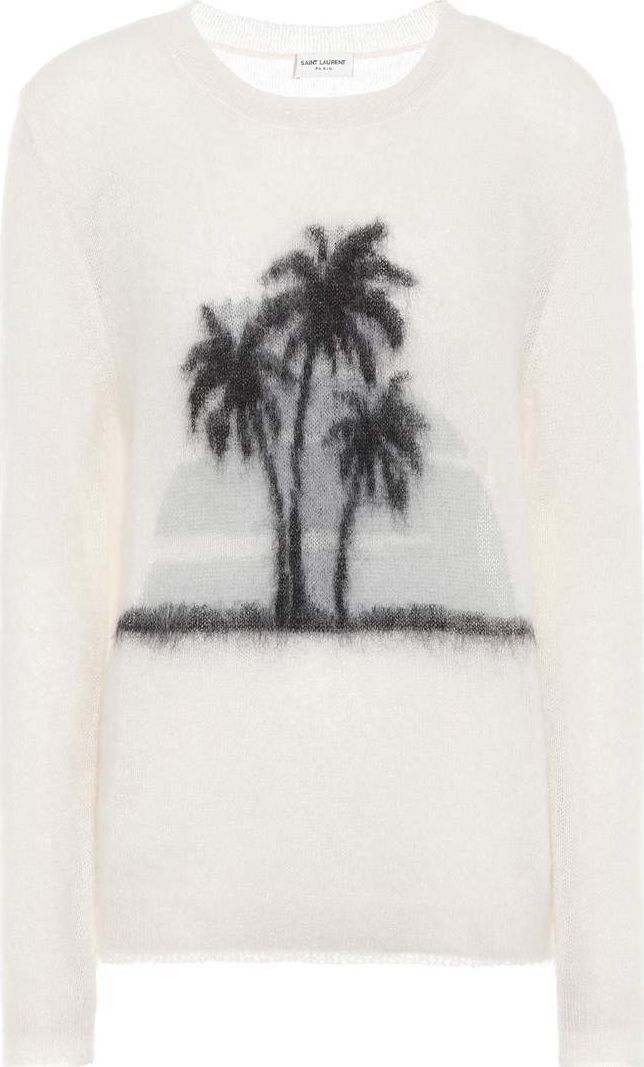 Saint Laurent Sunset mohair-blend sweater