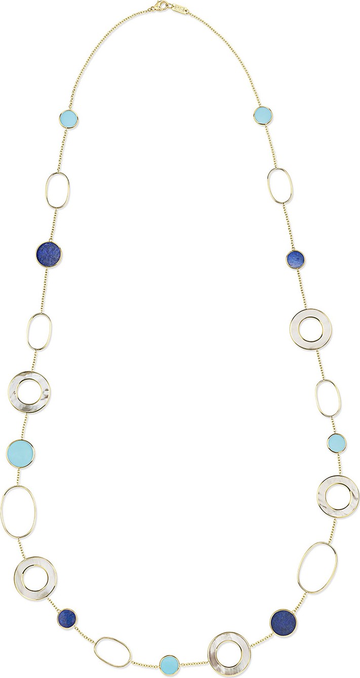 IPPOLITA 18K Polished Rock Candy Mixed Link & Slice Necklace in Viareggio
