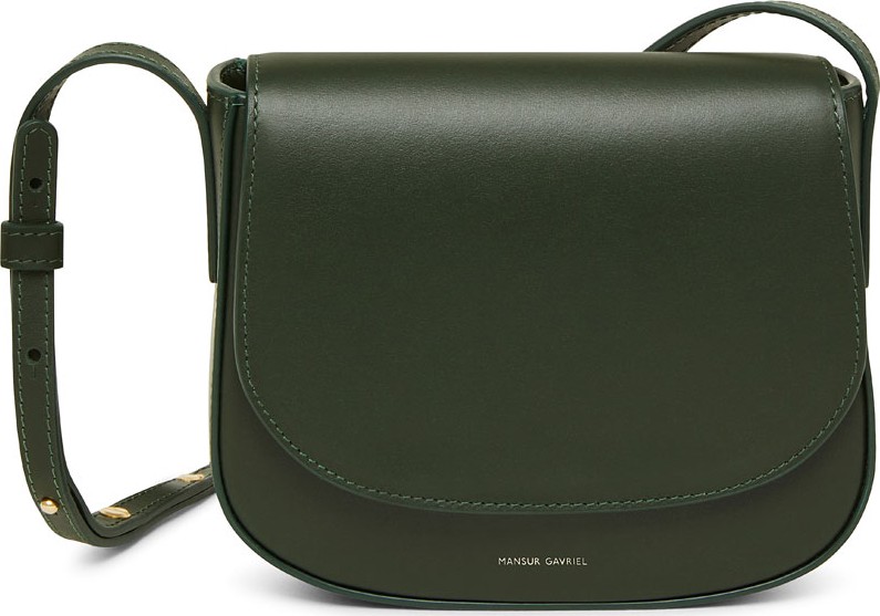 Mansur Gavriel Mini Flap Leather Crossbody Bag