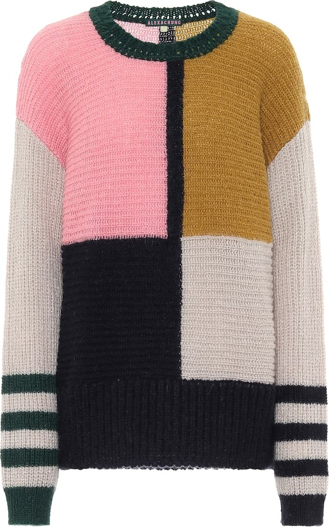 Alexachung Colorblock oversized sweater