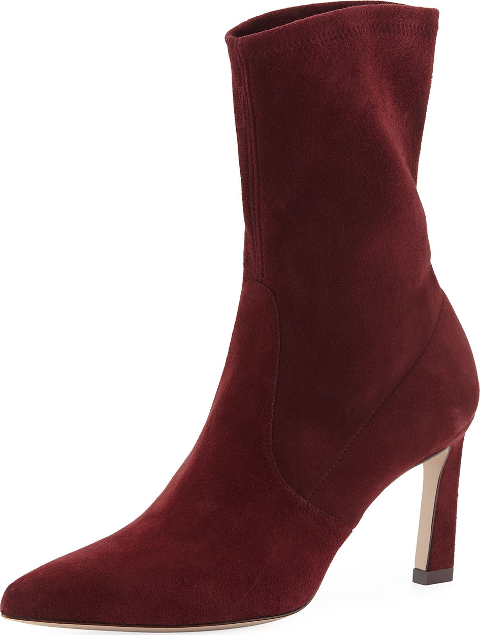 Stuart Weitzman Brooks Slouchy Suede Booties