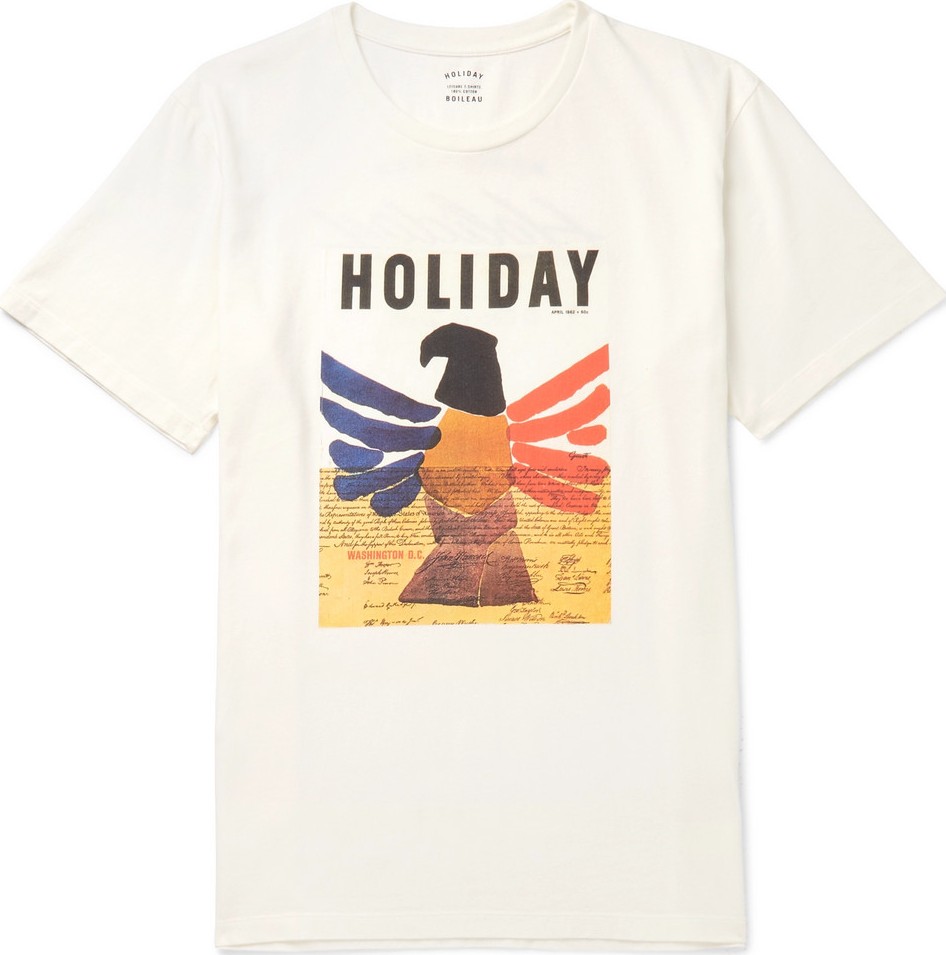 Holiday Boileau Printed Cotton-Jersey T-Shirt