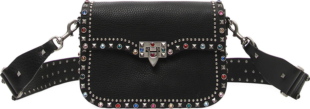 Valentino Guitar Rockstud Rolling Belt Bag/Fanny Pack