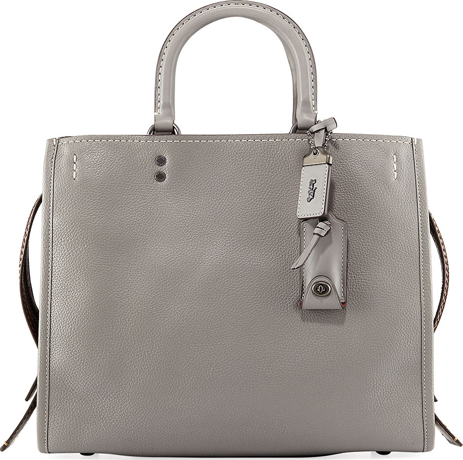 COACH 1941 Rogue Mixed Leather Tote Bag