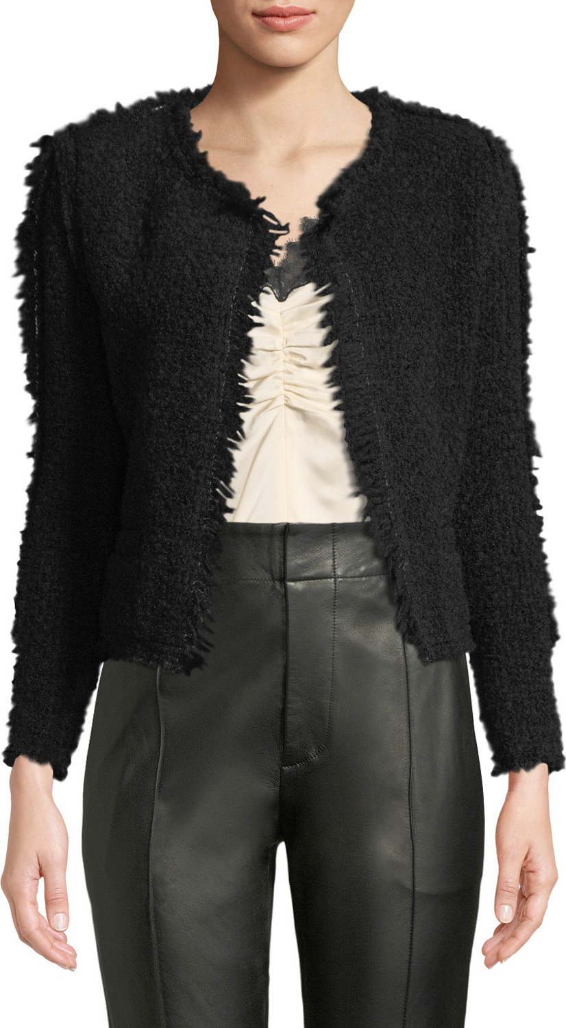 IRO Giants Strong-Shoulder Open-Front Jacket