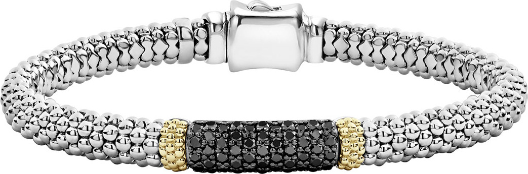 LAGOS Diamond Lux Caviar 6mm Single Station Bracelet