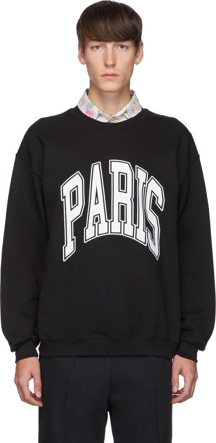 Noon Goons Black All City 'Paris' Sweatshirt