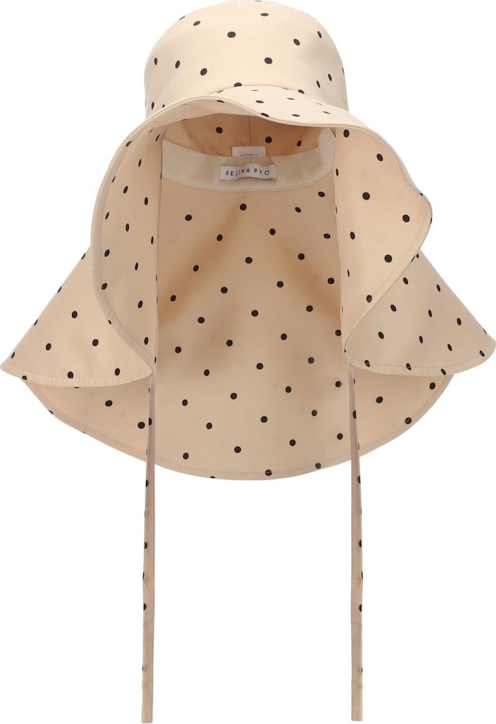 Rejina Pyo Daisy polka-dot hat