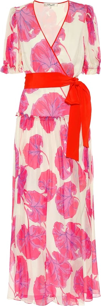 DIANE von FURSTENBERG Breeze printed silk chiffon maxi dress