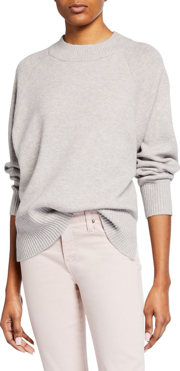 Club Monaco Alyce High-Low Oversized Wool-Blend Sweater