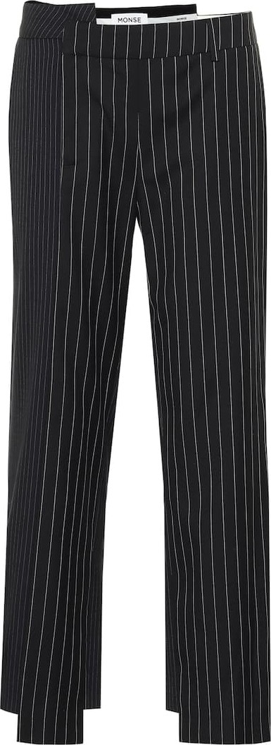 Monse Striped wool pants