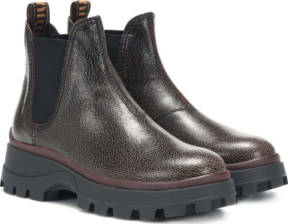 Miu Miu Leather ankle boots