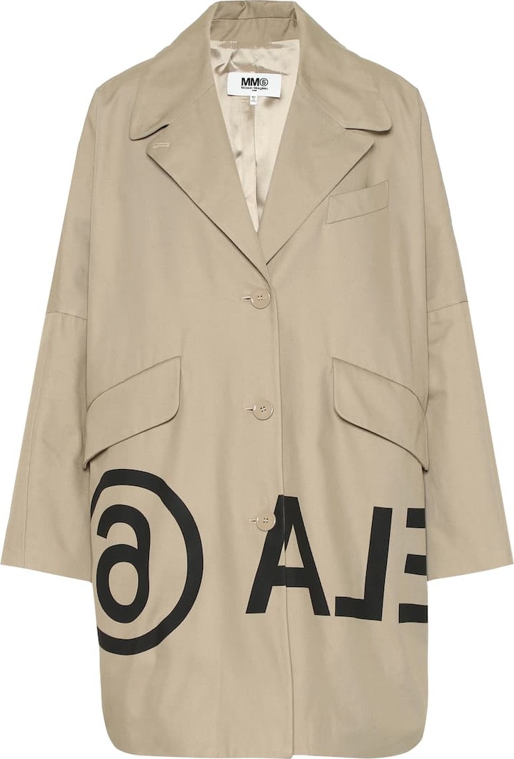 MM6 Maison Margiela Printed cotton-twill jacket