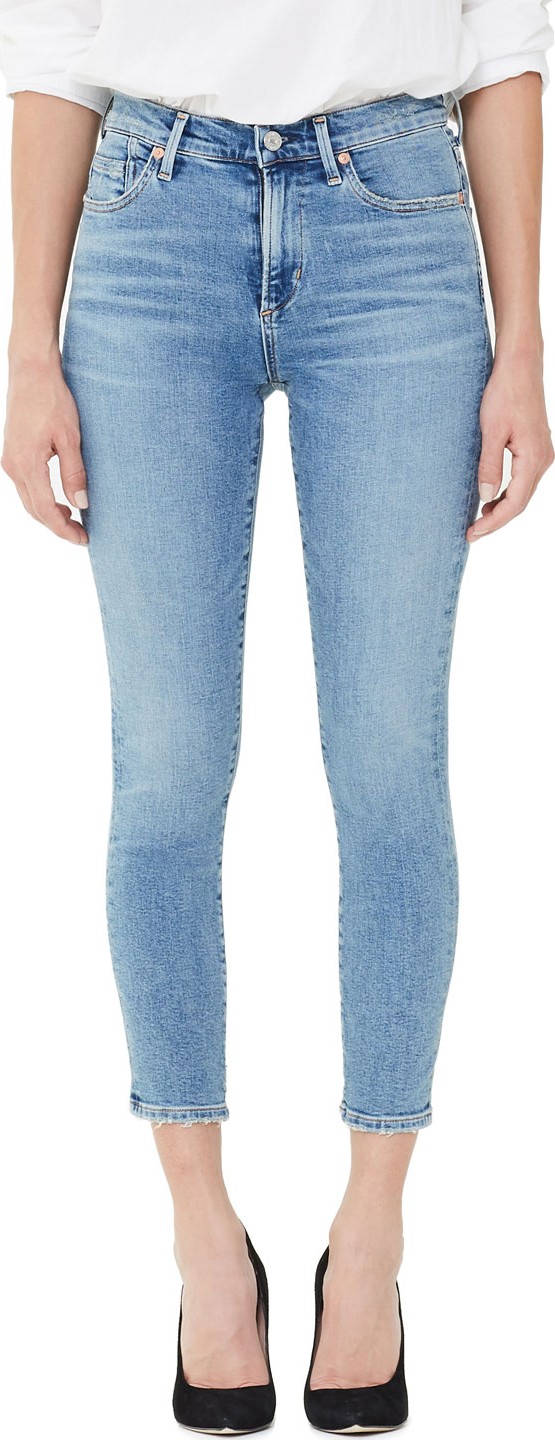 Citizens Of Humanity Rocket Crop High-Rise Skinny Jeans, Serenity