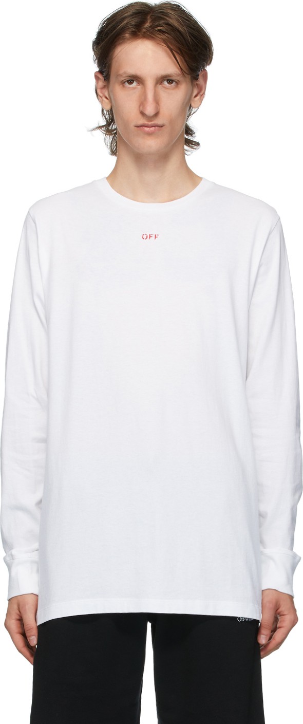 Off White White Stencil Arrows T-Shirt
