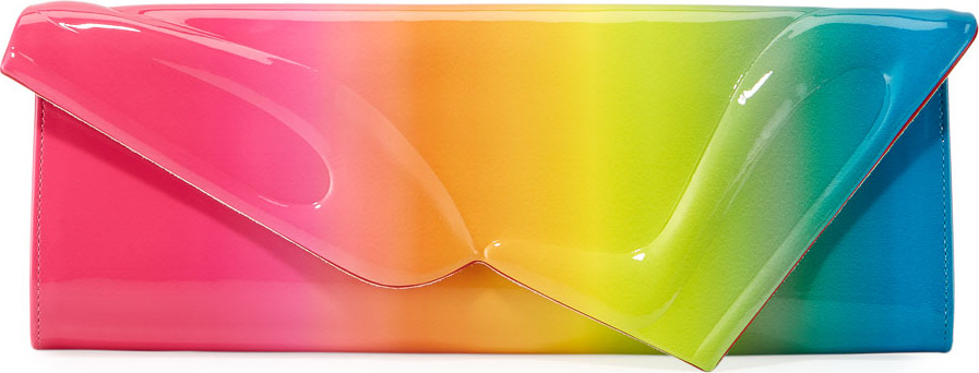 Christian Louboutin So Kate Baguette Patent Clutch Bag