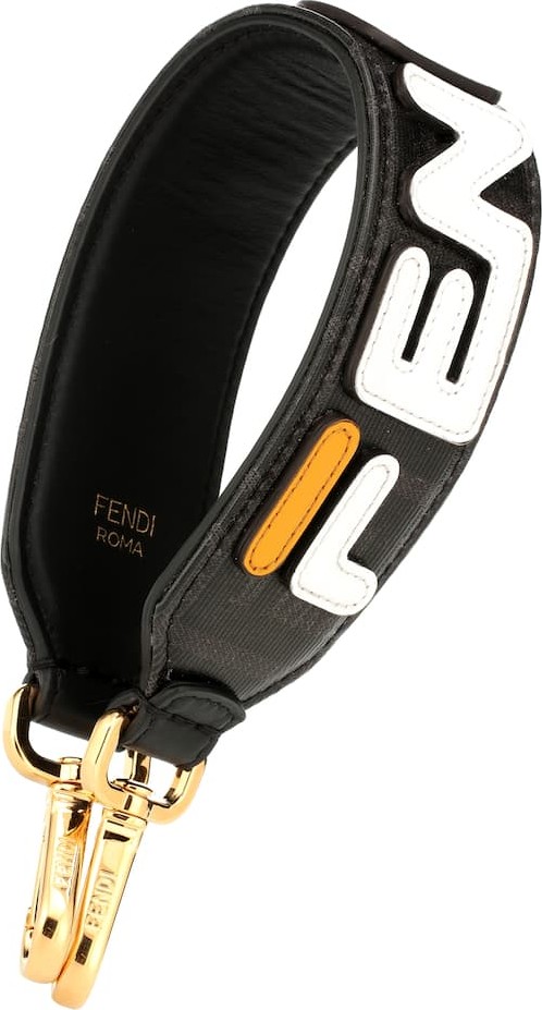 Fendi FENDI MANIA Mini Strap You leather shoulder strap