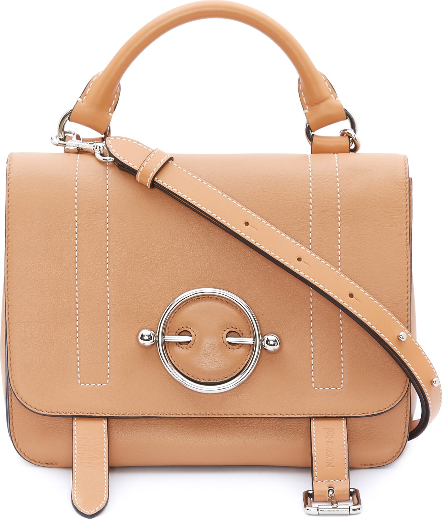 J.W.Anderson Disc Leather Top Handle Satchel