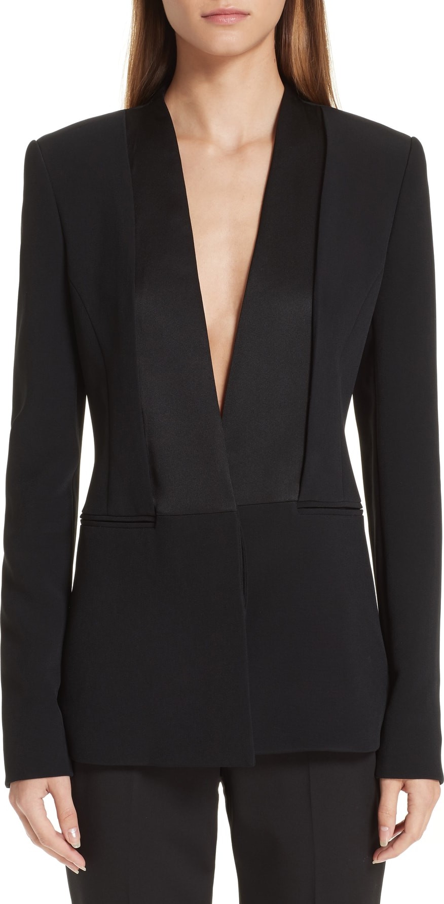 Cushnie Et Ochs Shawl Collar Blazer