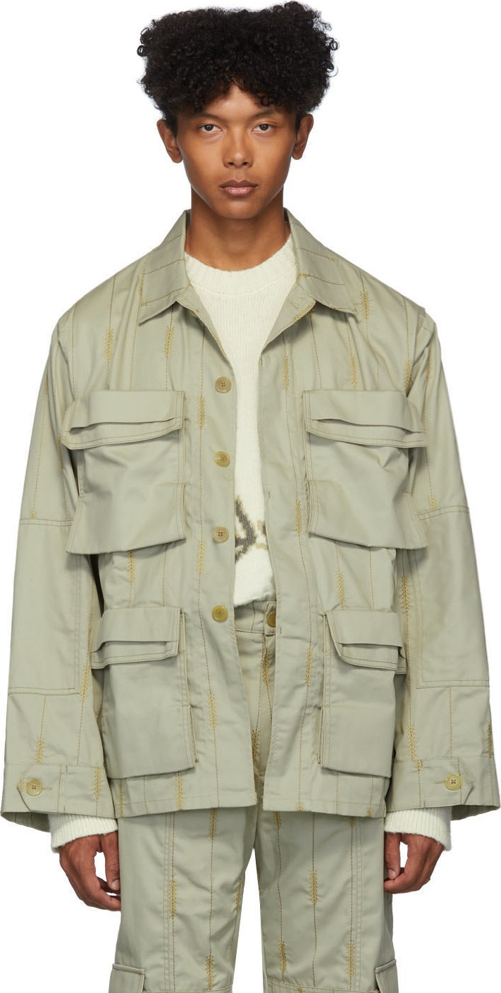 Jacquemus Beige 'La Chemise Blé' Jacket