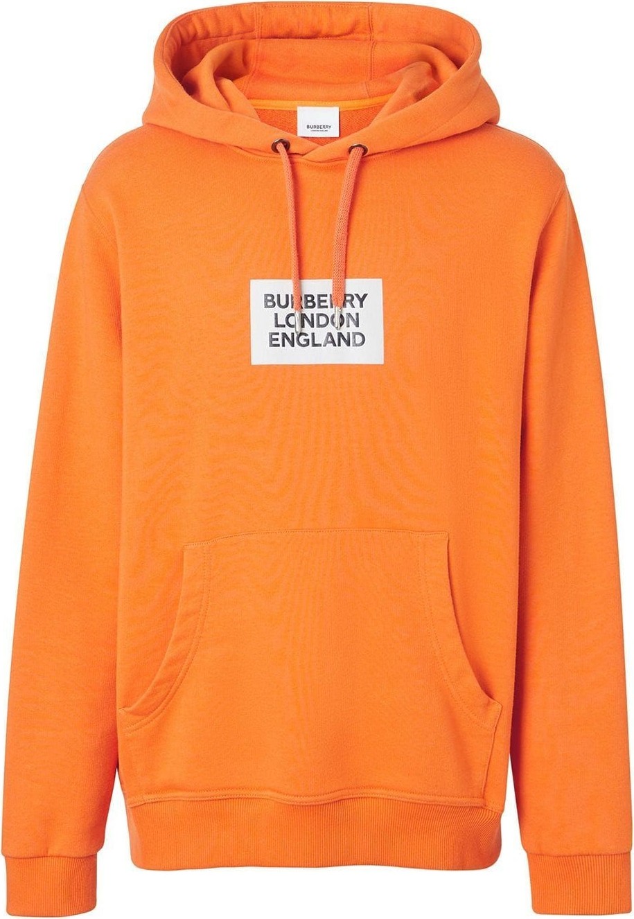 Burberry London England Logo Print Cotton Hoodie