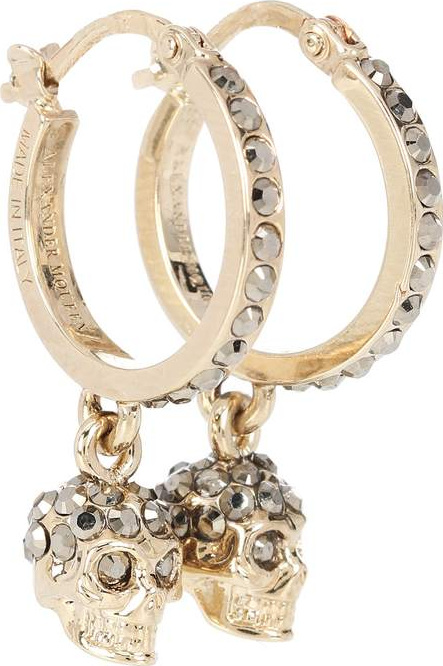 Alexander McQueen Crystal-embellished earrings
