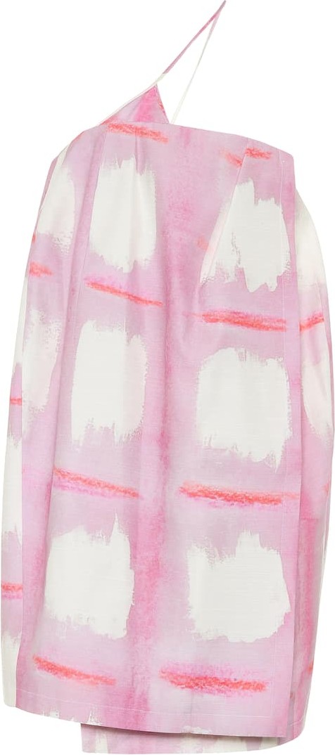 Jacquemus La robe Soleil checked minidress