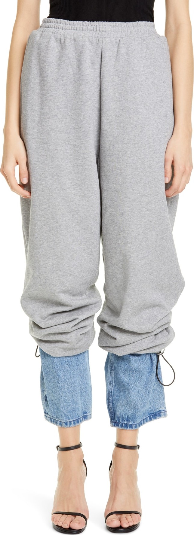 Y/Project Denim Cuff Tack Pants