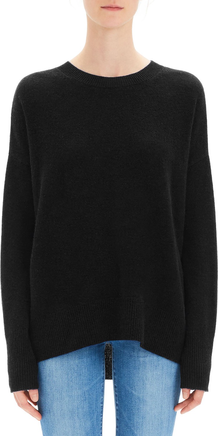 Theory Karenia Cashmere Crewneck Pullover Sweater