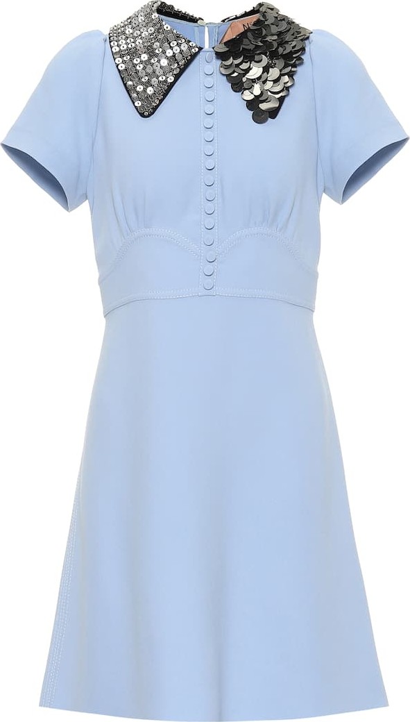 N°21 Embellished-collar dress