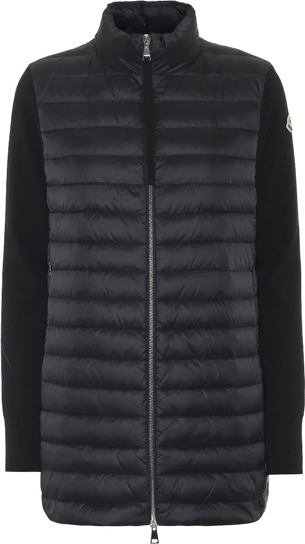 Moncler Down wool cardigan