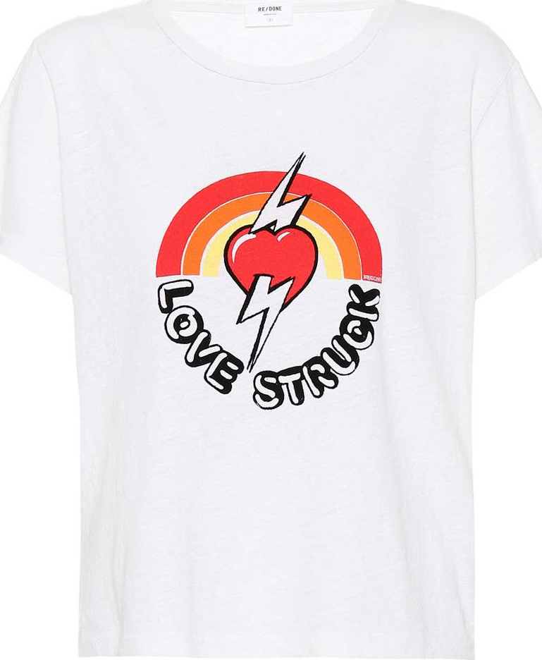 RE/DONE Printed cotton T-shirt