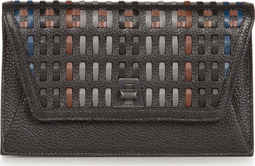 Akris Anouke Envelope Laser-Cut Crossbody Bag