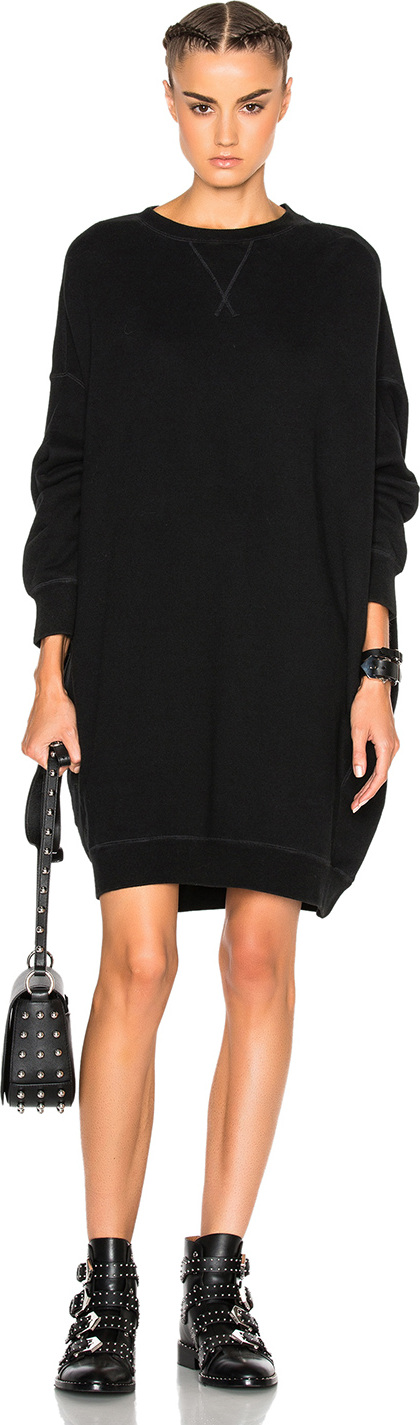 R13 Grunge Sweatshirt Dress