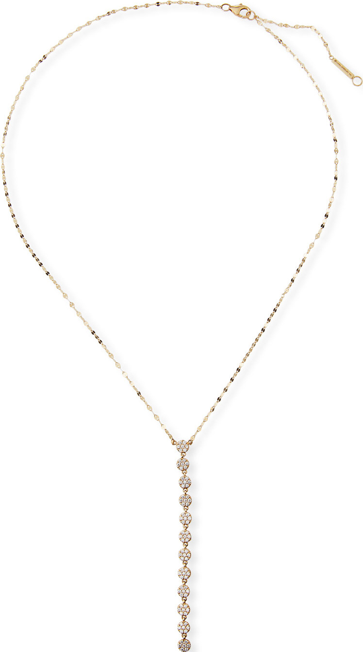 Lana 14k Legacy Diamond Lariat Necklace