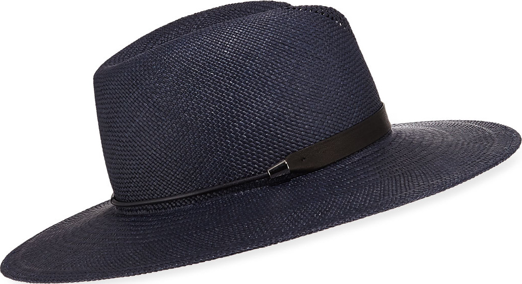 Rag & Bone Zoe Straw Fedora Hat