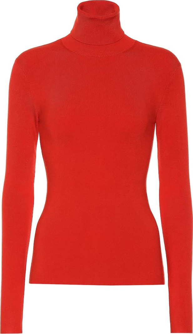 Joseph Silk-blend turtleneck sweater