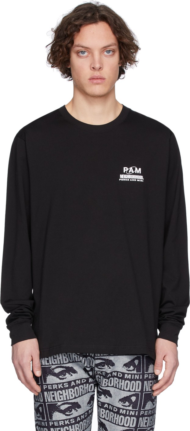 Perks and Mini Black Neighborhood Edition Long Sleeve T-Shirt