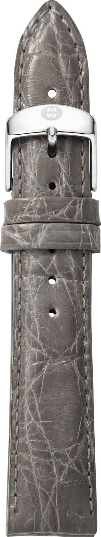 MICHELE Crocodile Leather Watch Strap, 16mm