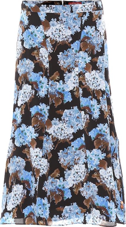 Altuzarra Exclusive to Mytheresa – May floral high-rise silk midi skirt
