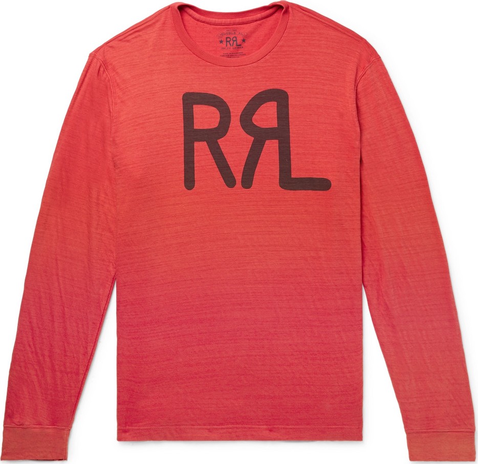 Rrl Logo-Print Slub Cotton-Jersey T-Shirt