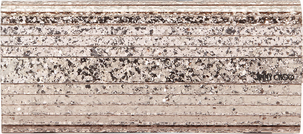 Jimmy Choo Sweetie Wiz Glitter Clutch Bag