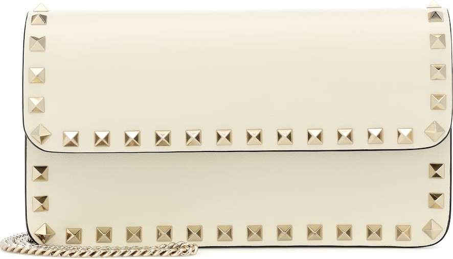 Valentino Valentino Garavani Rockstud Small leather clutch