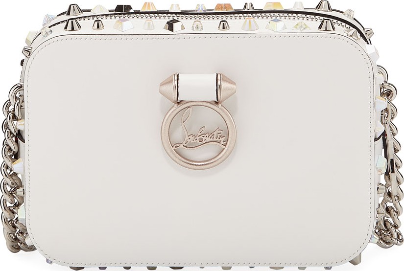 Christian Louboutin RubyLou Mini Calf Crossbody Bag with Trashmix Hardware