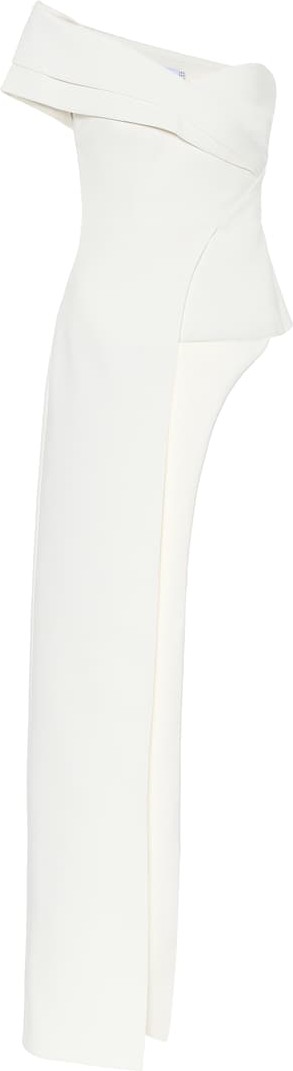 Safiyaa One-shoulder crêpe top