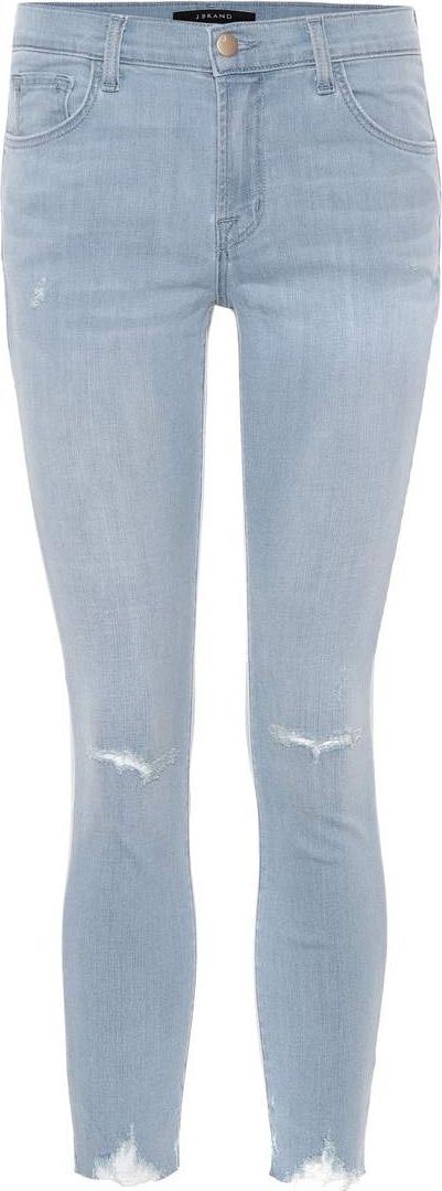 J BRAND Capri mid-rise cropped jeans