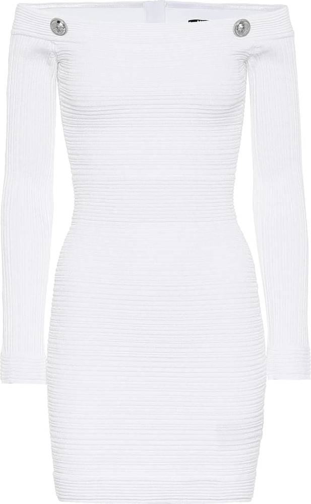 Balmain Off-shoulder minidress