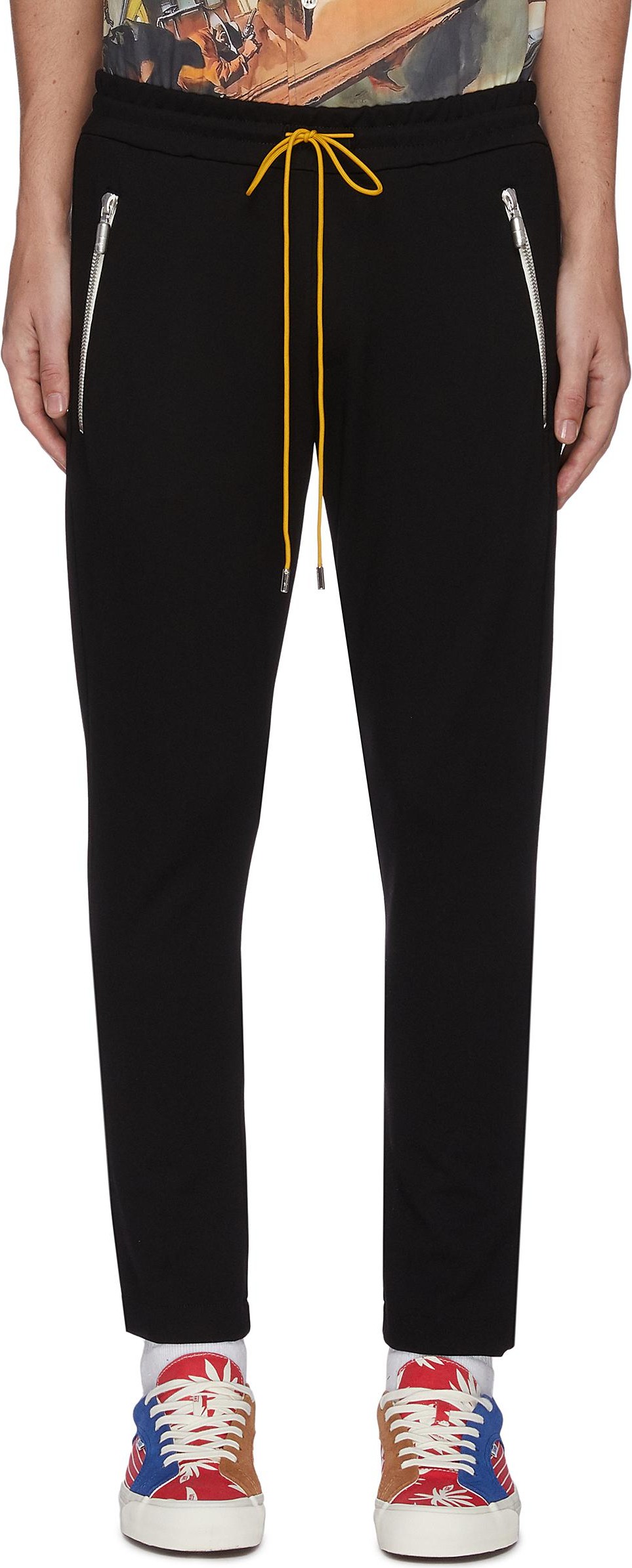 RHUDE 'Traxdo' contrast drawstring jogging pants